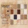 Retro Floral Cloth Pattern Paper for DIY Decoration and Collage