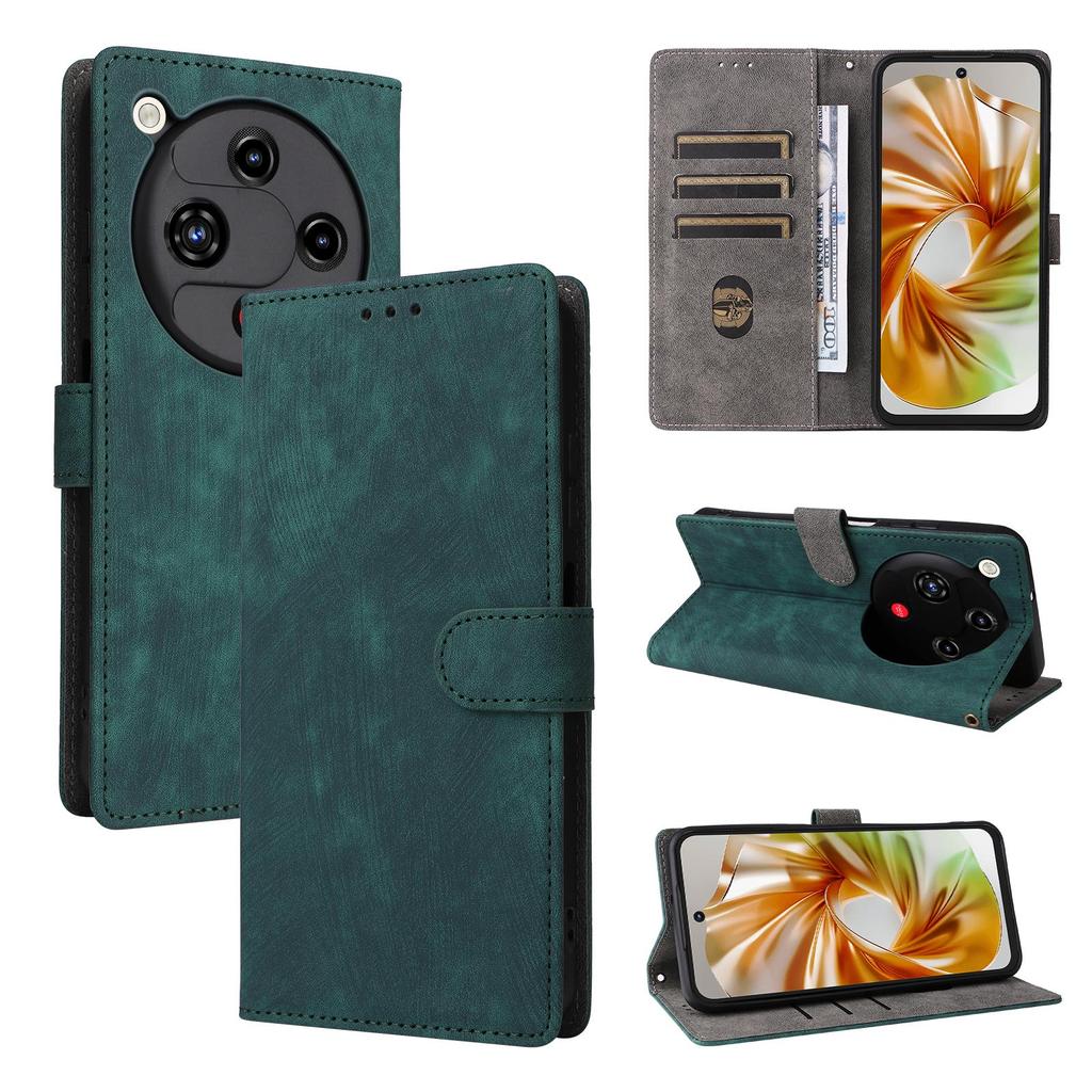 Flip Cover für ZTE nubia Focus 2 PU-Leder Ganzkörperschutz [RFID-Blockierung] Handyhüllen Brieftaschenhülle