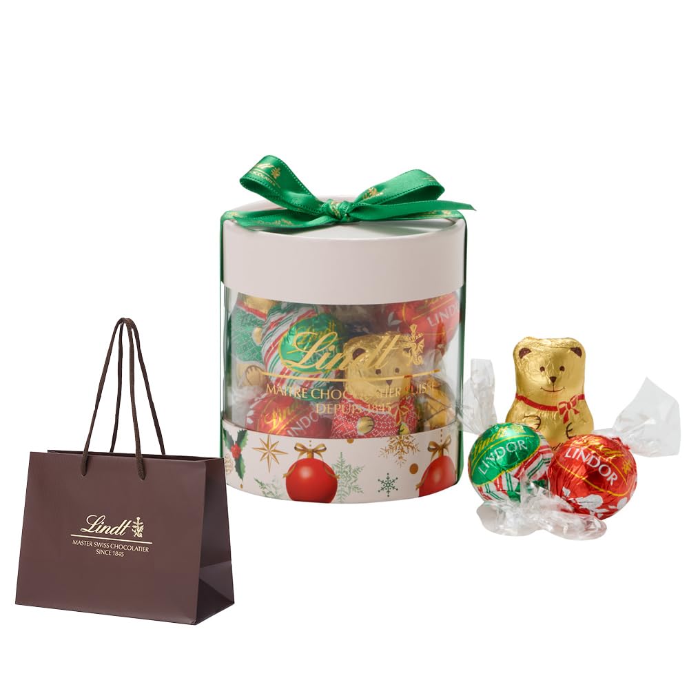 

Подарочная коробка шоколада Lindt Lindor из 10 штук с сумкой для покупок S [Официальный Lindt]