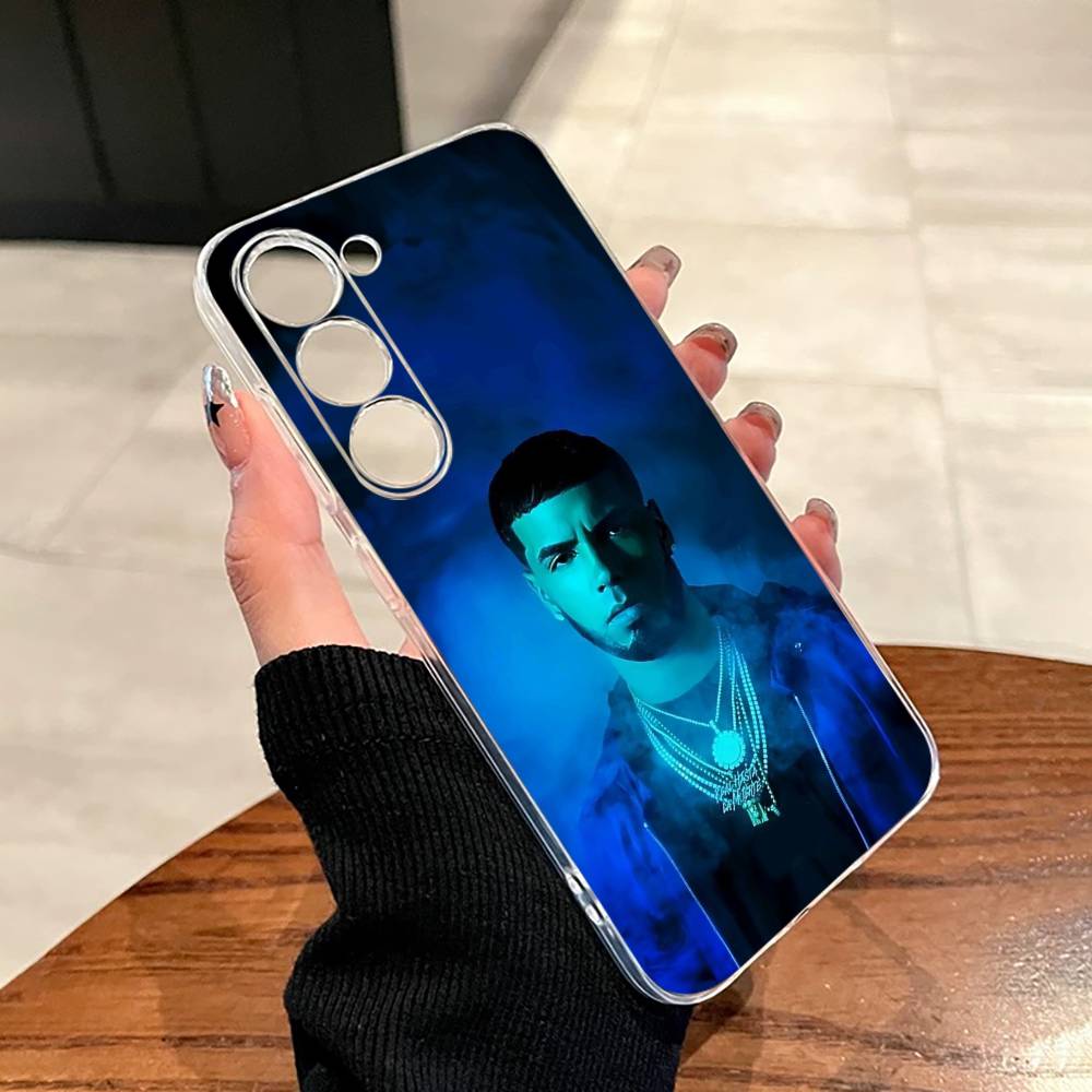 Anuel AA-Real Hasta La Muerte Phone Case For SamsungA10,12,20,21S,30,31,40,50,51,52,70,71Soft Silicone Black Cover