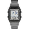 Orologio da polso Timex Uni Q LCA 35mm - cinturino grigio quadrante digitale cassa grigia. Retrò.