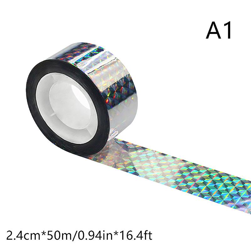 

Відлякувальна стрічка для птахів Антипташина стрічка Миготлива Світловідбиваюча Відлякувач птахів Стрічка Відлякувач Голуби Ворона Тримайте подалі Стрічка Відлякувач птахів A1