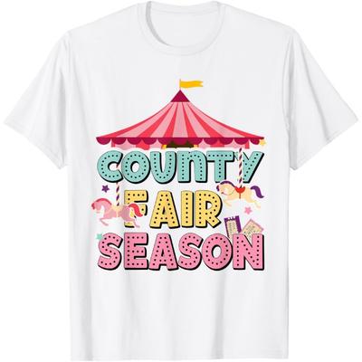 Funny State Fair And County Fair Season Carousel Ride Lover T-Shirt