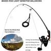 Steel Fishing Accessories Eye Guide Fishing Rod Guide Tip Fishing Pole Circle Ring Wire Loop