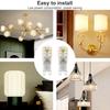 2 Pieces Mini LED Corn Light Beam Angle Dimmable Lamp Energy Saving Warm Cool White Night Bulbs Household Living Room Washroom