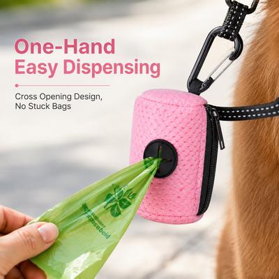 Dog Poop Bag Dispenser Hangingable Dog Poop Bag Holder Poo Bags Dispenser Fordogs Walking Garbage Bags Dispensers Pet Supplies