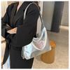Soft Touch Faux Leather Tote Bag Minimalist Style Shoulder Handbag for Women CLE