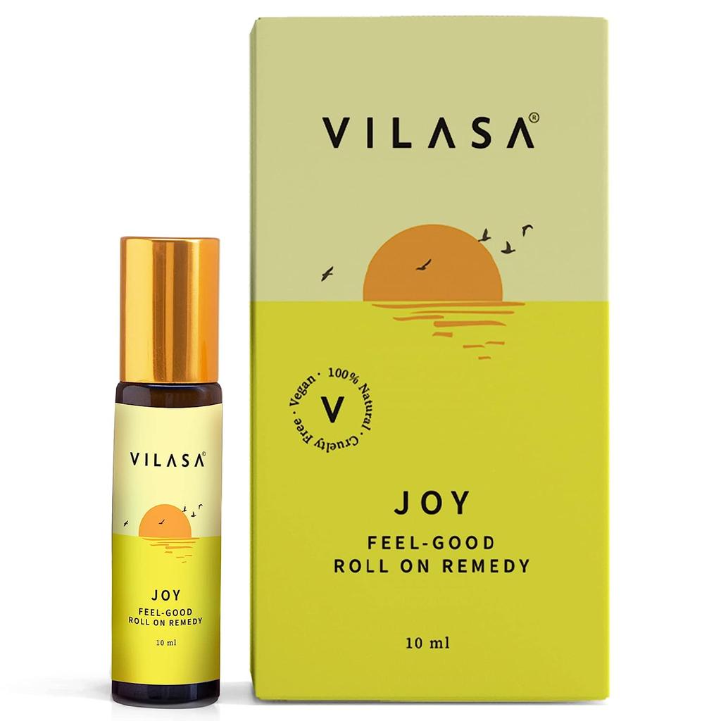Buy VILASA Joy Roll On With Jasmine, Ylang Ylang Oil Extract, Easy
