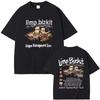 90s Rocková Kapela Limp Bizkit Anger Management Tour Trička Letní Pánské Dámské Ležérní Bavlna Streetwear Denní Nošení Cool Vrchol