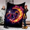 Personalisierte Sailor Moon Flanell-Fleece-Decke Gemütliche Warme Überwurfdecke für Sofa Bett Reise Ganzjahresgebrauch