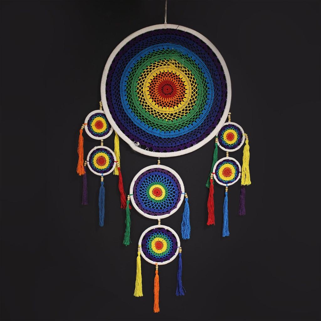 Dream Catcher Wall Hanging, Rainbow