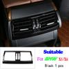 Glossy Black ABS Car Interior Steering Wheel Decoration Strip Frame Cover Trim Sticker For BMW X5 X6 E70 E71 2008-2013