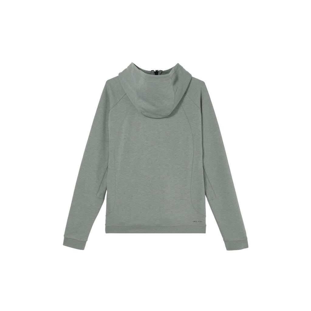 Jordan Pattern Logo Zip Hoodie Jacket Men Outerwear Dark-Grey DV9784-063