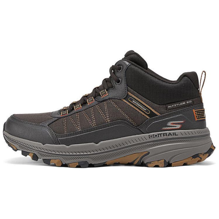 Skechers Go Run Trail Trend Low Top Running Shoes Men sneaker Brown 220759C-BRN 41
