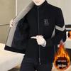 Men's Trendy Patchwork Woolen Jacket - Autumn/Winter Versatile Casual Coat