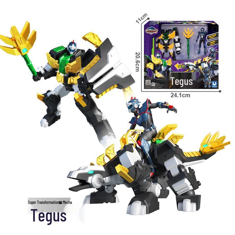 Zhan Gao Mini Force Super Dinosaur Power Series 2 Transforming Mecha Robot Toy