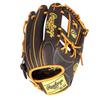Rawlings Padres HYPER TECH MLB TEAM GR5HTMN62 Baseball Size Glove, Softball, Adult, [Infielder's Glove], 11.25 (Right-Handed Thrower, Left-Handed)