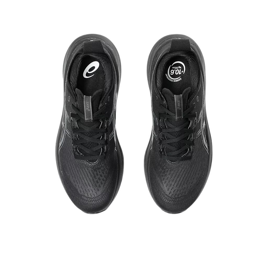 New Asics Anti Slip And Wear Resistant Lightweight Low Top Running Shoes Men's Black 2E Width 1011B956-001