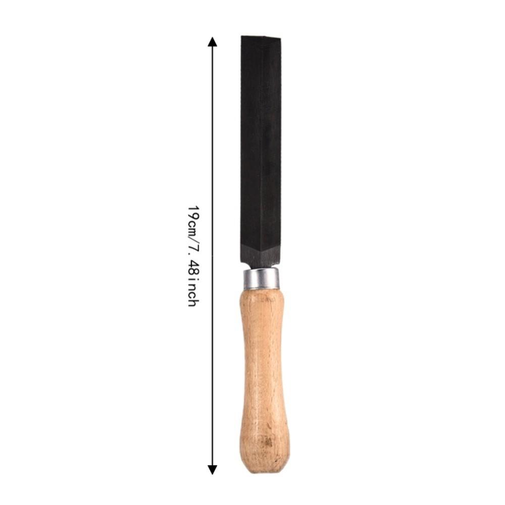 Black Guitar Nut File Steel+Wood Guitar Fret File Portable Fret Slot File For Guitar