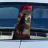 2PCS JDM Samurai Car Stickers Auto B Pillar Waterproof Center Column Decoration Cover Scratches DIY Car Doors Pillar Decals