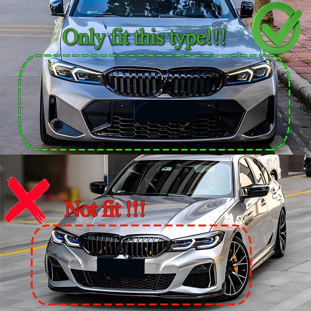 Front Kidney Single Line Illuminated Grille With LED Light For BMW 3 Series G20 G21 M-Sport 320i 325i 330i LCI 2025-2025 Tuning