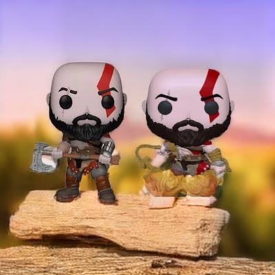 Spiel God of War Kratos Vinylpuppe Actionfigur Sammlermodell Spielzeug 10cm