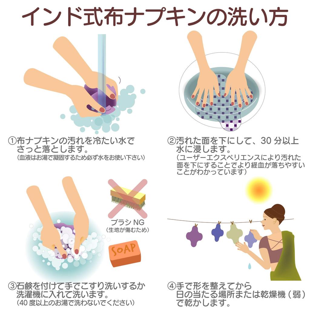 Cloth Sanitary Napkins from South India Daily 6 Count GOTS Certified "Eco Femme" (Skin-Tone, Waterproof/Non-Waterproof) - Lightweight, Use, + Pouch,