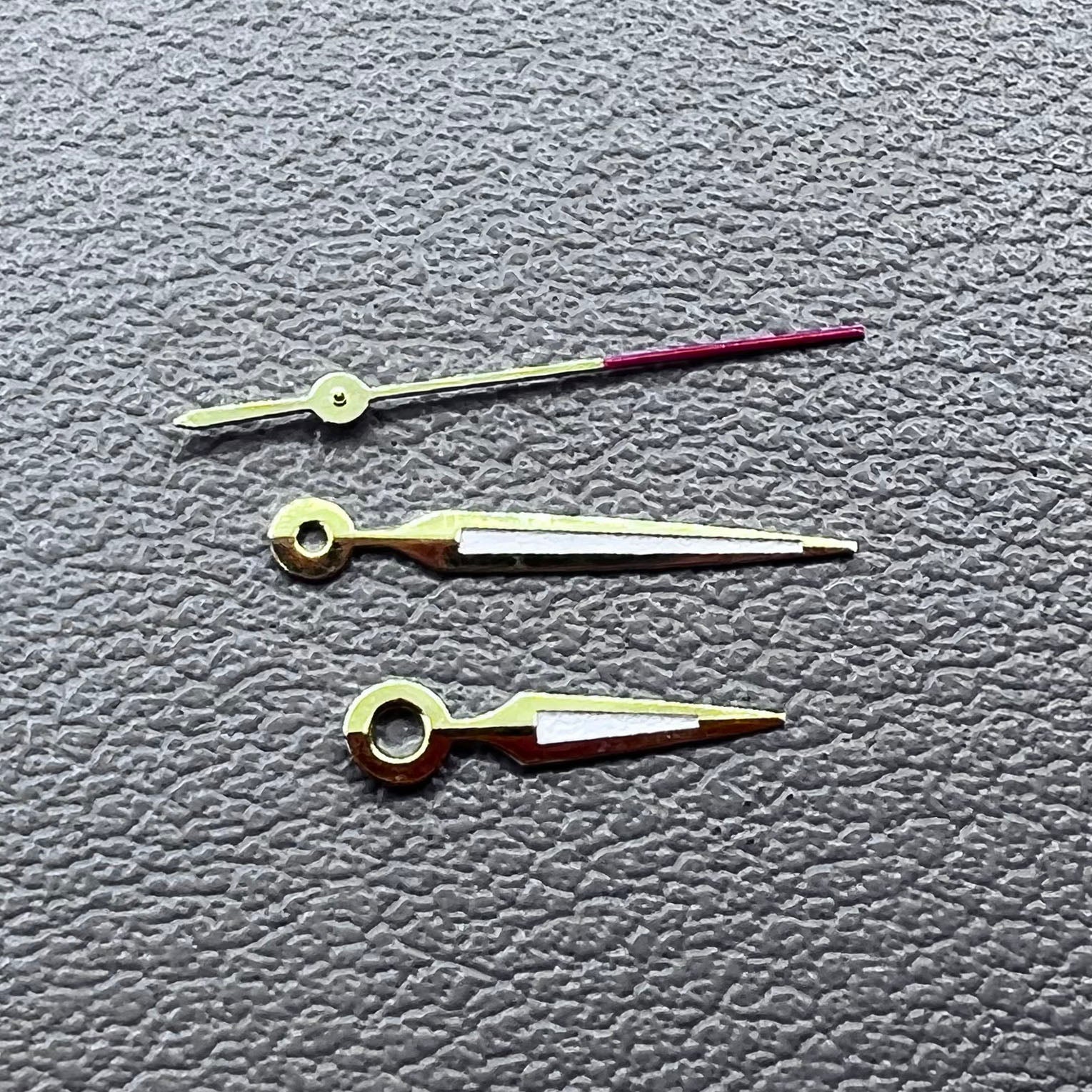 2 Sets Golden Trim Lume Watch Hands for Miyota 2035 Watch Quartz Movement