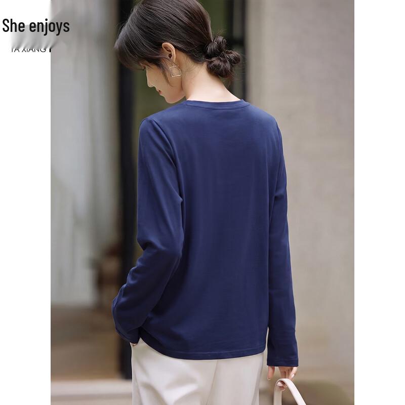 Women's Sequin Embroidered Long-Sleeve T-Shirt