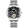 Mens Stainless Steel Luminous Clock Watch Casual 3Bar Waterproof Outdoor Sport Wristwatch