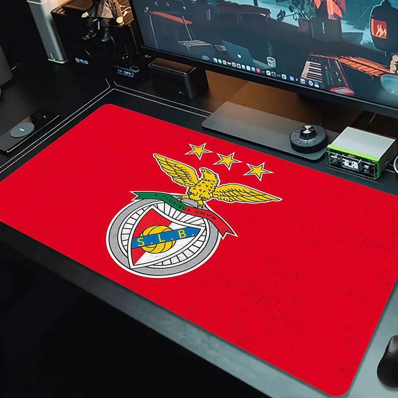 Sport Lisboa e Benfica Print  Cushion Non-slip Laptop Tablet Big Mousepad XXL Mat Mini PC Playmat With Lock edge