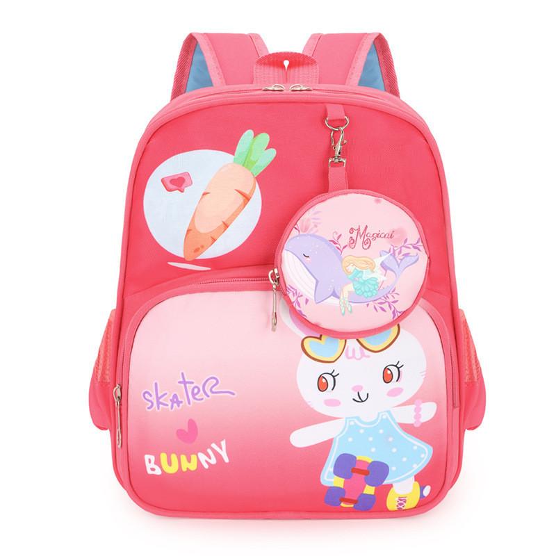 Stylish Cute Large Capacity Oxford Cloth Backpack For Kids With Cartoon Design