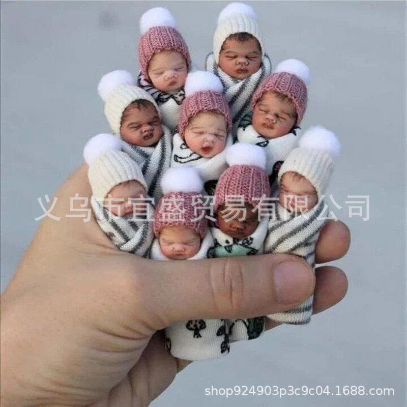 Baby Baby Ornament Ornament Resin Random Baby Personality Swaddle Baby Design Ornament
