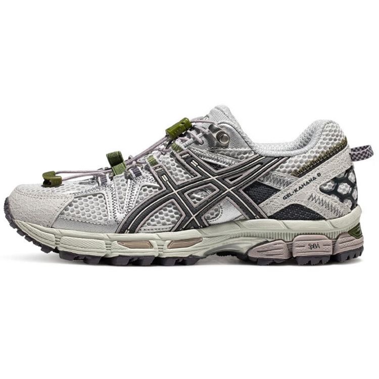 Asics Gel-Kahana 8 Comfortable Versatile Fashion Fabric Synthetic Leather Non-Slip Breathable Rebound Low-Top Trail Running Shoes 1012B634-020