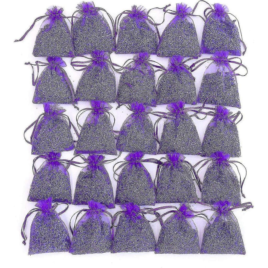 Bag Of 25 Sachets Dried Lavender Flower Lavender Sachets