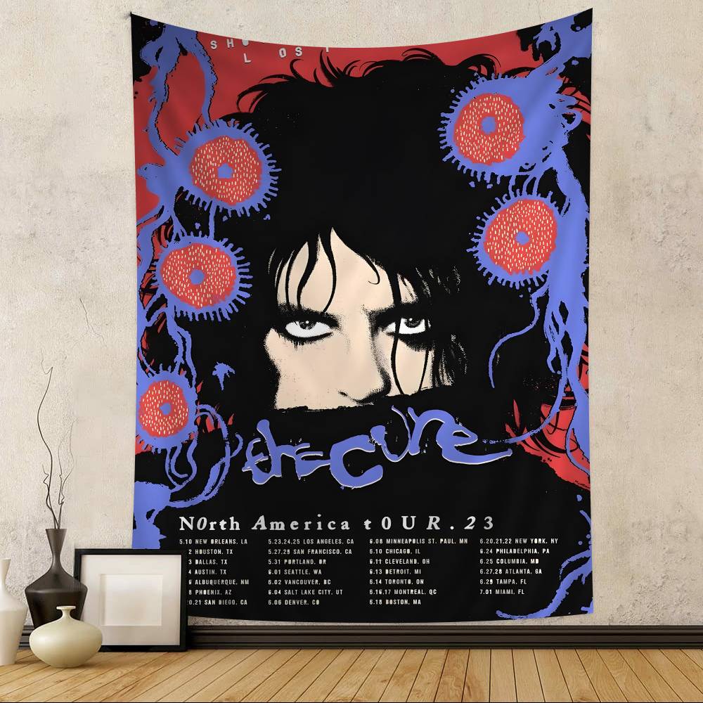 The Cure Arazzo Colorato da Appendere Appeso Tarot Tappeti da Parete Hippie Decorazioni Murali per Stanza