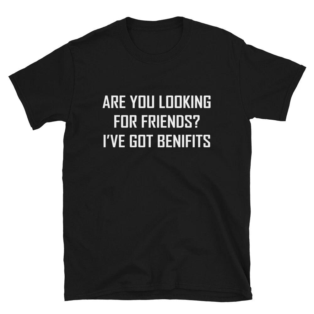 FRIENDS WITH BENIFIT Coworker Office Joke T-Shirt 2XL