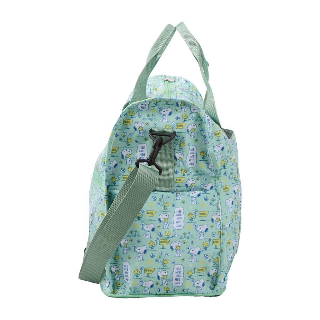 Sifre Foldable Boston 23L Suitcase Peanuts Snoopy 390kg Mint Flower Bag, Medium, Capacity, Carry-On Fit, & Design, Capacity, PN171.
