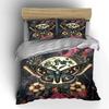 Moon Butterfly Art Decor Set Soft Comfortable Duvet Cover Bedding Set Included 1*Duvet Cover & 2*Pillowcases gift