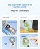 Creative Portable Ultra-thin Handheld Fan with 100-Speed Adjustment and Charging - Ideal for Outdoor Use