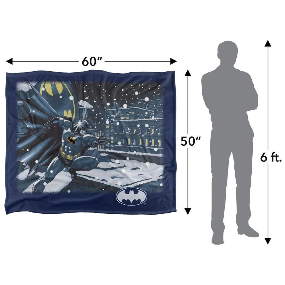 Batman Silent Knight Soft Touch Christmas Blanket