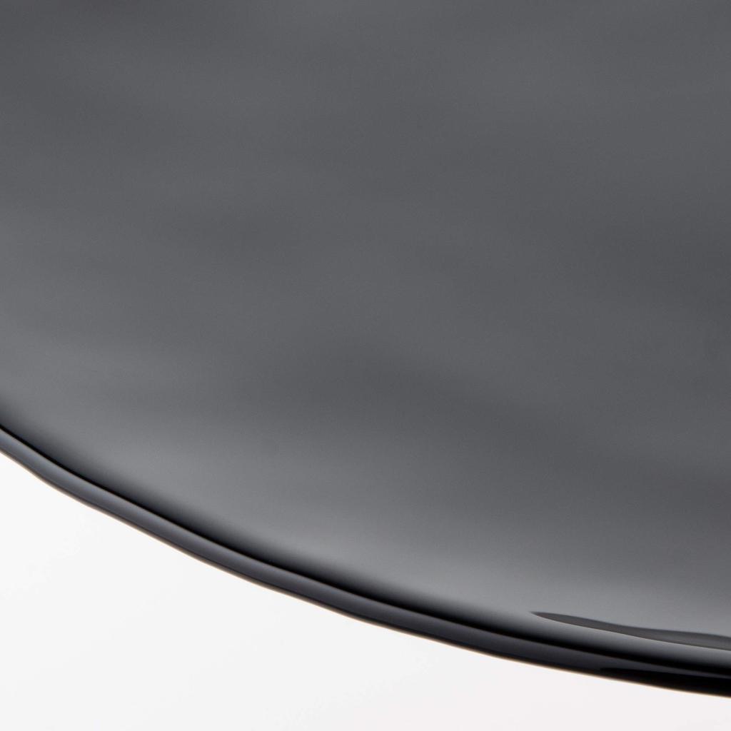 Toyo Sasaki Glass Large Plate Universe Plate 300 Black 30cm 46066BK