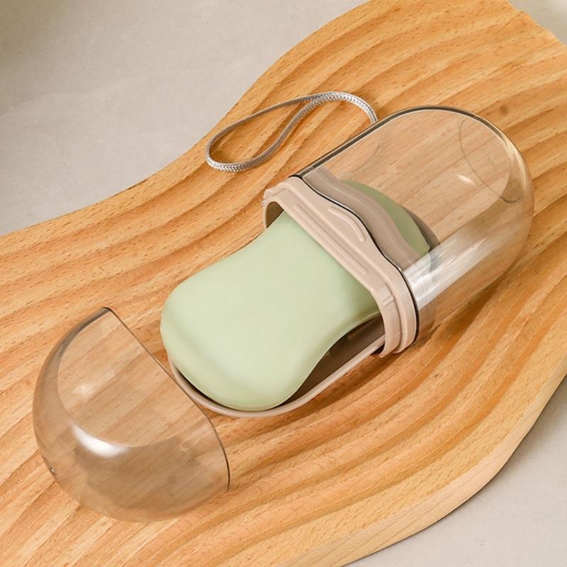 Elegant Transportable Soap Container For Travel Protective Plan With Air Openings Small Bathroom Accessories