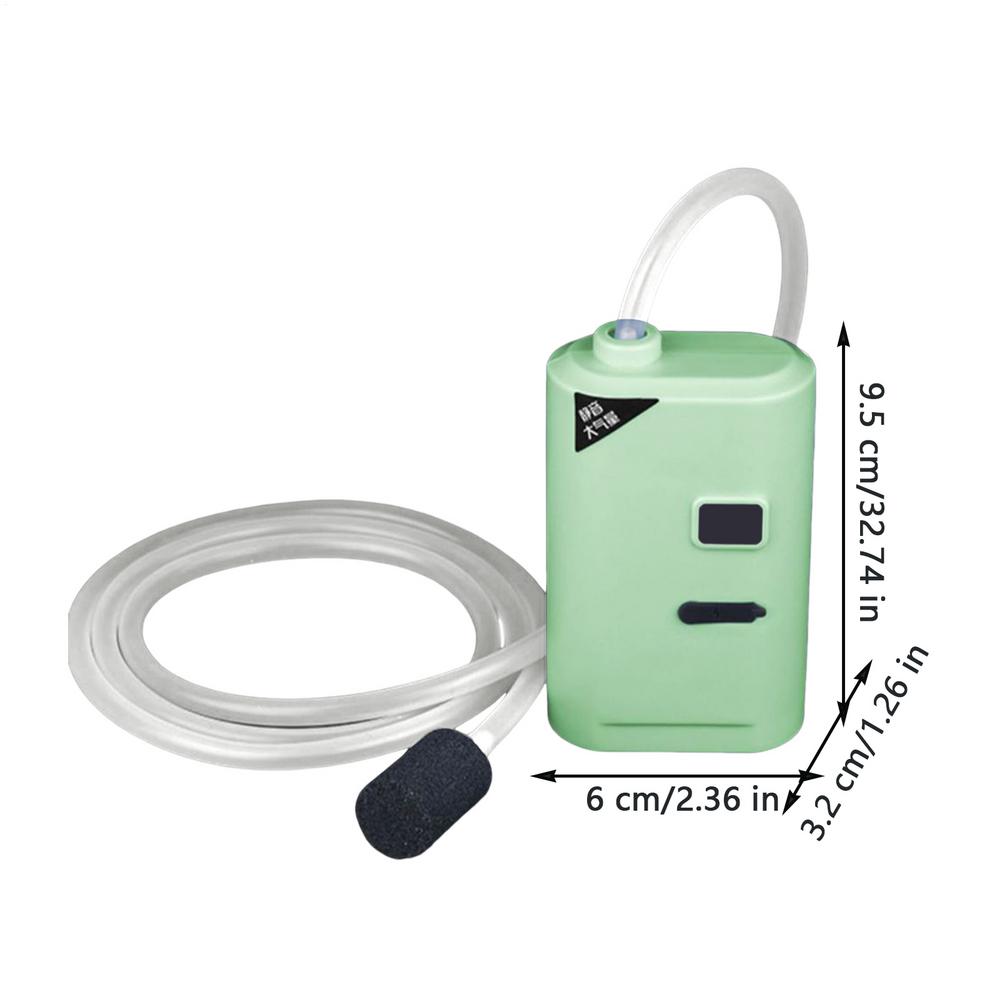 Air Pump Aquarium Portable Quiet USB Fish Tank Pump Fishing Aerator For Aquaculture Plants Pool Hydroponics Reptiles Pond Shrimp