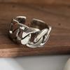 Xiaomi 925 Sterling Silver Rings for Women Couple Minimalist Handmade Simple Retro Chain Shape Ring Fine Jewelry Gift Prevent Allergy