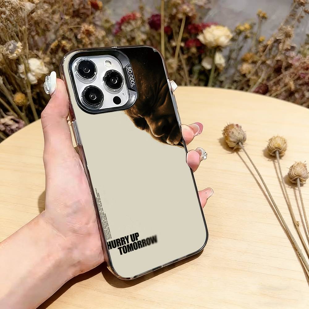 Singer T-The W-Weeknd Phone Case For iPhone 17,16,15,14,13,12,11 Plus,Pro Max,XS,Colored Silver Plated Inside Cover