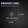 emblem Auto Decor Decals Car Window Wiper Stickers for MERCEDES BENZ AMG W203 W204 W205 W209 W210 W211 W212 W176 W166 W163 W221 OX6