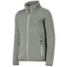 CMP Boys Melange Knit-Tech Fleece Jacket Without Hood