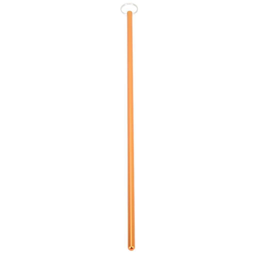 Diving Pointer Stick Aluminum Alloy 35cm Multifunctional Underwater Rod with LanyardOrange