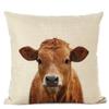 Cute Animal Parrot Linen Pillowcase Deer Wolf Pillows Case For Bedroom Pillow Cover Living Room Decoration Boy Girl Room 45X45Cm